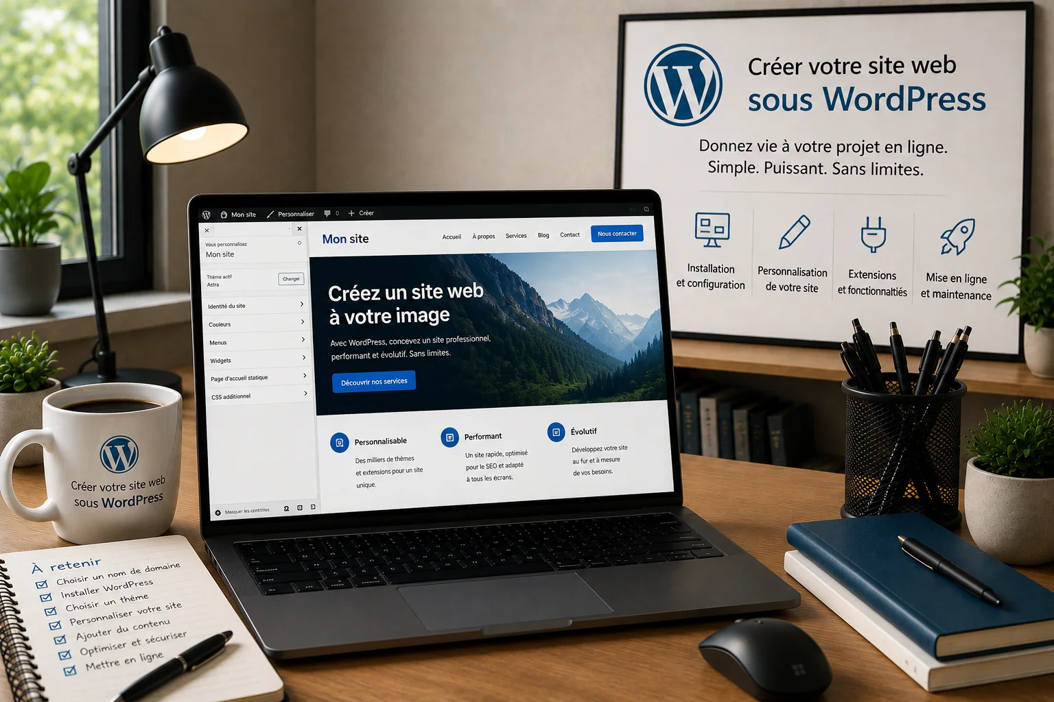 Formation Créer votre site web sous WordPress